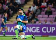14 October 2017; John Muldoon of Connacht warms up ahead of the European Rugby Challenge Cup Pool 5 Round 1 match between Oyonnax and Connacht at Stade de Geneve in Geneva, Switzerland. Photo by Sam Barnes/Sportsfile