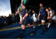 14 October 2017; Jack McGrath, left, and Jack Conan of Leinster during the European Rugby Champions Cup Pool 3 Round 1 match between Leinster and Montpellier at the RDS Arena in Dublin. Photo by Stephen McCarthy/Sportsfile