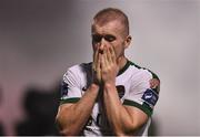 13 October 2017; A dejected Stephen Dooley of Cork City after the SSE Airtricity League Premier Division match between Bohemians and Cork City at Dalymount Park in Dublin. Photo by Eóin Noonan/Sportsfile