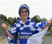 15 October 2017; Scotstown Supporter Eanna McCarey prior to the Monaghan County Senior Football Championship Final match between Magheracloone and Scotstown at St Tiernach's Park in Monaghan. Photo by Philip Fitzpatrick/Sportsfile