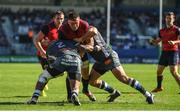 15 October 2017; CJ Stander of Munster is tackled by Jody Jenneker and Yannick Caballero of Castres Olympique during the European Rugby Champions Cup Pool 4 Round 1 match between Castres Olympique and Munster at Stade Pierre Antoine in Castres, France. Photo by Brendan Moran/Sportsfile
