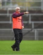 15 October 2017; Slaughtneil manager Mickey Moran during the AIB Ulster GAA Football Senior Club Championship First Round match between Kilcoo and Slaughtneil at Páirc Esler in Down. Photo by Seb Daly/Sportsfile