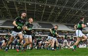15 October 2017; Nemo Rangers players break away after the team picture ahead of the Cork County Senior Football Championship Final match between St Finbarr's and Nemo Rangers at Páirc Uí Chaoimh in Cork. Photo by Eóin Noonan/Sportsfile