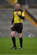 15 October 2017; Referee Xavier Coyle, during the Monaghan County Senior Football Championship Final match between Magheracloone and Scotstown at St Tiernach's Park in Monaghan. Photo by Philip Fitzpatrick/Sportsfile