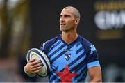 14 October 2017; Ruan Pienaar of Montpellier ahead of the European Rugby Champions Cup Pool 3 Round 1 match between Leinster and Montpellier at the RDS Arena in Dublin. Photo by Ramsey Cardy/Sportsfile
