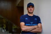 16 October 2017; Leinster backs coach Girvan Dempsey  poses for a portrait following a press conference at Leinster Rugby Headquarters in Dublin Photo by Ramsey Cardy/Sportsfile