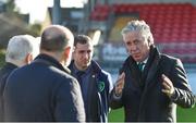 17 October 2017; FAI CEO John Delaney during a visit to Turners Cross to survey the ground's safety ahead of the SSE Airtricity League Premier Division match between Cork City and Derry City. Photo by Eóin Noonan/Sportsfile
