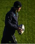 17 October 2017; Jonathan Sexton of Leinster during Leinster Rugby Squad Training at Donnybrook Stadium in Dublin. Photo by Cody Glenn/Sportsfile