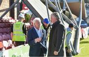 17 October 2017; FAI CEO John Delaney, right, speaking with Cork City FC Chairman Pat Lyons during a visit to Turner's Cross to survey the ground's safety ahead of the SSE Airtricity League Premier Division match between Cork City and Derry City. Photo by Eóin Noonan/Sportsfile