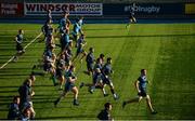 17 October 2017; Leinster players warm up during Leinster Rugby Squad Training at Donnybrook Stadium in Dublin. Photo by Cody Glenn/Sportsfile