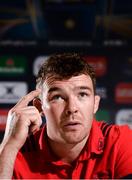 17 October 2017; Peter O'Mahony of Munster during a Munster Rugby Press Conference at University of Limerick in Limerick. Photo by Diarmuid Greene/Sportsfile