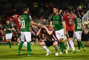 17 October 2017; Harry Monaghan of Derry City reacts after a missed opportunity on goal, during the SSE Airtricity League Premier Division match between Cork City and Derry City at Turners Cross in Cork. Photo by Stephen McCarthy/Sportsfile