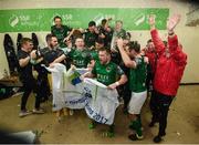 17 October 2017; Cork City players celebrate winning the SSE Airtricity League Premier Division after the SSE Airtricity League Premier Division match between Cork City and Derry City at Turners Cross in Cork.  Photo by Stephen McCarthy/Sportsfile