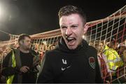 17 October 2017; John Dunleavy of Cork City celebrates after the SSE Airtricity League Premier Division match between Cork City and Derry City at Turners Cross, in Cork.  Photo by Eóin Noonan/Sportsfile