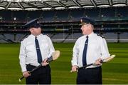 18 October 2017; Superintendent Gerard Murphy, left, and Assistant Garda Commissioner Pat Leahy, in attendance at the launch of the inaugural Dublin North Central Garda Youth Awards in association with Croke Park. These awards are being launched to celebrate outstanding young people between 13 and 21 years of age and will recognise the good work being done by young people throughout the communities of Dublin North Central. Find out more at crokepark.ie/YouthAwards Photo by Piaras Ó Mídheach/Sportsfile