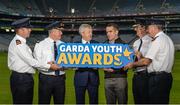 18 October 2017; Ard Stiúrthoir Paraic Duffy and former Dublin footballer Ger Brennan with gardaí from left, Superintendent Gerard Murphy, Assistant Garda Commissioner Pat Leahy, Chief Superintendent Seán Ward, and Superintendent Dan Flavin at the launch of the inaugural Dublin North Central Garda Youth Awards in association with Croke Park. These awards are being launched to celebrate outstanding young people between 13 and 21 years of age and will recognise the good work being done by young people throughout the communities of Dublin North Central. Find out more at crokepark.ie/YouthAwards Photo by Piaras Ó Mídheach/Sportsfile