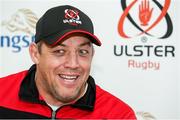 18 October 2017; Ulster Rugby Head Coach Jono Gibbes during a Ulster Rugby Press Conference at Kingspan Stadium, in Belfast. Photo by John Dickson/Sportsfile