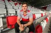 18 October 2017; Robbie Diack poses for a portrait after a Ulster Rugby Press Conference at Kingspan Stadium, in Belfast. Photo by John Dickson/Sportsfile