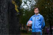 19 October 2017; Roscommon footballer Enda Smith pictured the launch of AIB’s four-part miniseries, “Behind The Gates” at St Audoen's Gate in Dublin. Documenting Roscommon’s remarkable rise to provincial glory from behind the scenes, the series provides a unique, never seen before insight into an intercounty setup and can be viewed on www.youtube.com/aib and AIB’s Facebook, Twitter and other social media channels. Photo by Stephen McCarthy/Sportsfile