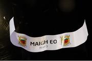 19 October 2017; The name of Mayo who were drawn against Galway in the Connacht Football Championship quarter-final after the 2018 GAA Championship Draw at RTÉ Studios in Donnybrook, Dublin. Photo by Piaras Ó Mídheach/Sportsfile