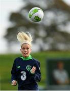 20 October 2017; Denise O'Sullivan during a Republic of Ireland training session at the FAI National Training Centre in Abbotstown, Dublin. Photo by Stephen McCarthy/Sportsfile