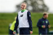 20 October 2017; Louise Quinn during a Republic of Ireland training session at the FAI National Training Centre in Abbotstown, Dublin. Photo by Stephen McCarthy/Sportsfile