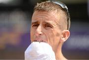 11 August 2012; Ireland's Robert Heffernan after finishing in 4th position during the men's 50km race walk. London 2012 Olympic Games, Athletics, The Mall, Westminster, London, England. Picture credit: Stephen McCarthy / SPORTSFILE