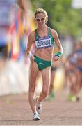 11 August 2012; Ireland's Olive Loughnane competes in the women's 20km race walk where she finished in 13th place. London 2012 Olympic Games, Athletics, The Mall, Westminster, London, England. Picture credit: Brendan Moran / SPORTSFILE