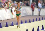 11 August 2012; Ireland's Olive Loughnane competes in the women's 20km race walk where she finished 13th. London 2012 Olympic Games, Athletics, The Mall, Westminster, London, England. Picture credit: Brendan Moran / SPORTSFILE
