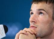 11 August 2012; Team Ireland's John Joe Nevin during a Team Ireland boxing press conference after receiving his men's bantam 56kg silver medal. London 2012 Olympic Games, Boxing Press Conference, Olympic Stadium, Olympic Park, Stratford, London, England. Picture credit: Stephen McCarthy / SPORTSFILE