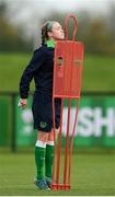20 October 2017; Claire O'Riordan during a Republic of Ireland training session at the FAI National Training Centre in Abbotstown, Dublin. Photo by Stephen McCarthy/Sportsfile