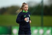 20 October 2017; Isibeal Atkinson during a Republic of Ireland training session at the FAI National Training Centre in Abbotstown, Dublin. Photo by Stephen McCarthy/Sportsfile