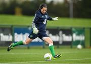 20 October 2017; Eve Badana during a Republic of Ireland training session at the FAI National Training Centre in Abbotstown, Dublin. Photo by Stephen McCarthy/Sportsfile