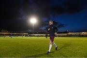 20 October 2017; Paul Sinnott of Galway United on his way out to warm-up before the SSE Airtricity League Premier Division match between Limerick FC and Galway United at Market's Field in Limerick. Photo by Matt Browne/Sportsfile