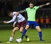 20 October 2017; Lee-J Lynch of Limerick FC in action against Rory Hale of Galway United during the SSE Airtricity League Premier Division match between Limerick FC and Galway United at Market's Field in Limerick. Photo by Matt Browne/Sportsfile
