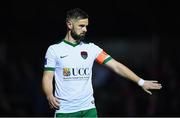 20 October 2017; Greg Bolger of Cork City during the SSE Airtricity League Premier Division match between St Patrick's Athletic and Cork City at Richmond Park in Dublin. Photo by Stephen McCarthy/Sportsfile