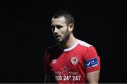 20 October 2017; Kurtis Byrne of St Patrick's Athletic during the SSE Airtricity League Premier Division match between St Patrick's Athletic and Cork City at Richmond Park in Dublin. Photo by Stephen McCarthy/Sportsfile