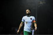 20 October 2017; Greg Bolger of Cork City during the SSE Airtricity League Premier Division match between St Patrick's Athletic and Cork City at Richmond Park in Dublin. Photo by Stephen McCarthy/Sportsfile