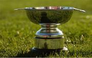 21 October 2017; A general view of the cup before the U21 Shinty International match between Ireland and Scotland at Bught Park in Inverness, Scotland. Photo by Piaras Ó Mídheach/Sportsfile