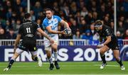 21 October 2017; Jack Conan of Leinster in action against Leonardo Sarto of Glasgow Warriors during the European Rugby Champions Cup Pool 3 Round 2 match between Glasgow Warriors and Leinster at Scotstoun in Glasgow, Scotland. Photo by Ramsey Cardy/Sportsfile