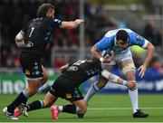 21 October 2017; James Ryan of Leinster is tackled by Peter Horne of Glasgow Warriors, during the European Rugby Champions Cup Pool 3 Round 2 match between Glasgow Warriors and Leinster at Scotstoun in Glasgow, Scotland. Photo by Ramsey Cardy/Sportsfile