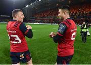 21 October 2017; Andrew Conway, left, and Conor Murray of Munster after the European Rugby Champions Cup Pool 4 Round 2 match between Munster and Racing 92 at Thomond Park in Limerick. Photo by Diarmuid Greene/Sportsfile