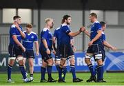 21 October 2017;  Leinster A players including Ross Molony, right, celebrate following the British & Irish Cup Round 2 match between Leinster A and Cardiff Blues Premiership Select at Donnybrook Stadium in Donnybrook, Dublin. Photo by Sam Barnes/Sportsfile