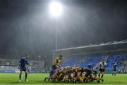 21 October 2017; A general view of a scrum during the British & Irish Cup Round 2 match between Leinster A and Cardiff Blues Premiership Select at Donnybrook Stadium in Donnybrook, Dublin. Photo by Sam Barnes/Sportsfile