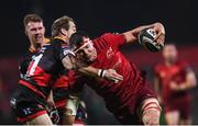 3 November 2017; Robin Copeland of Munster is tackled by Sarel Pretorius of Dragons during the Guinness PRO14 Round 8 match between Munster and Dragons at Irish Independent Park in Cork. Photo by Eóin Noonan/Sportsfile