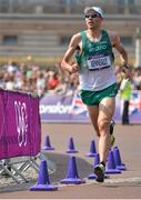 12 August 2012; Ireland's Mark Kenneally competes in the men's marathon where he finished in 57th place. London 2012 Olympic Games, Athletics, The Mall, Westminster, London, England. Picture credit: Brendan Moran / SPORTSFILE