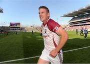 12 August 2012; Galway's James Skehill celebrates after the game. GAA Hurling All-Ireland Senior Championship Semi-Final, Cork v Galway, Croke Park, Dublin. Picture credit: Pat Murphy / SPORTSFILE