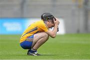12 August 2012; Brian Carey, Clare, shows his disappointment after the game. Electric Ireland GAA Hurling All-Ireland Minor Championship Semi-Final, Clare v Dublin, Croke Park, Dublin. Picture credit: Pat Murphy / SPORTSFILE