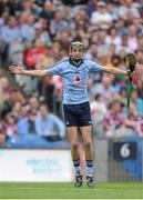 12 August 2012; Paul Winters, Dublin, during the final seconds of the game. Electric Ireland GAA Hurling All-Ireland Minor Championship Semi-Final, Clare v Dublin, Croke Park, Dublin. Picture credit: Pat Murphy / SPORTSFILE