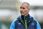 21 October 2017; Leinster senior coach Stuart Lancaster ahead of the European Rugby Champions Cup Pool 3 Round 2 match between Glasgow Warriors and Leinster at Scotstoun in Glasgow, Scotland. Photo by Ramsey Cardy/Sportsfile